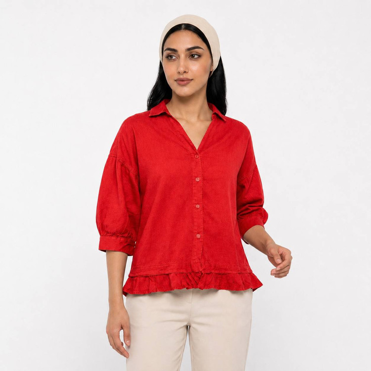 شومیز سیلک عروسکی