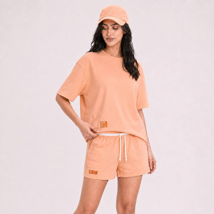ست تیشرت شلوارک زنانه پنبه